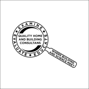 Outside ring  - Examine Educate Evaluate Inside ring              Quality Home and Building Consultants     Handle: Where building and Science Meet | Logo Design by rahman.walker
