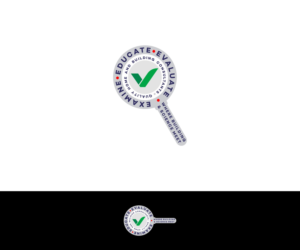 Outside ring  - Examine Educate Evaluate Inside ring              Quality Home and Building Consultants     Handle: Where building and Science Meet | Logo Design by k.a.n