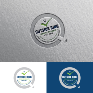 Outside ring  - Examine Educate Evaluate Inside ring              Quality Home and Building Consultants     Handle: Where building and Science Meet | Logo Design by Rii