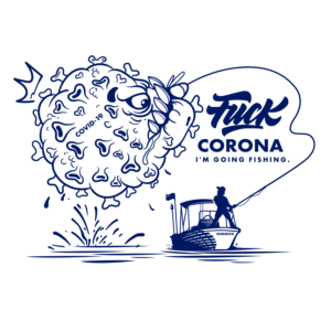 COVID-19 / Corona Virus Fishing Shirt | Design de T-shirt par El Yisk 2