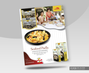 spanish seafood rice meal | Verpackungs-Design von angelcolmenares3