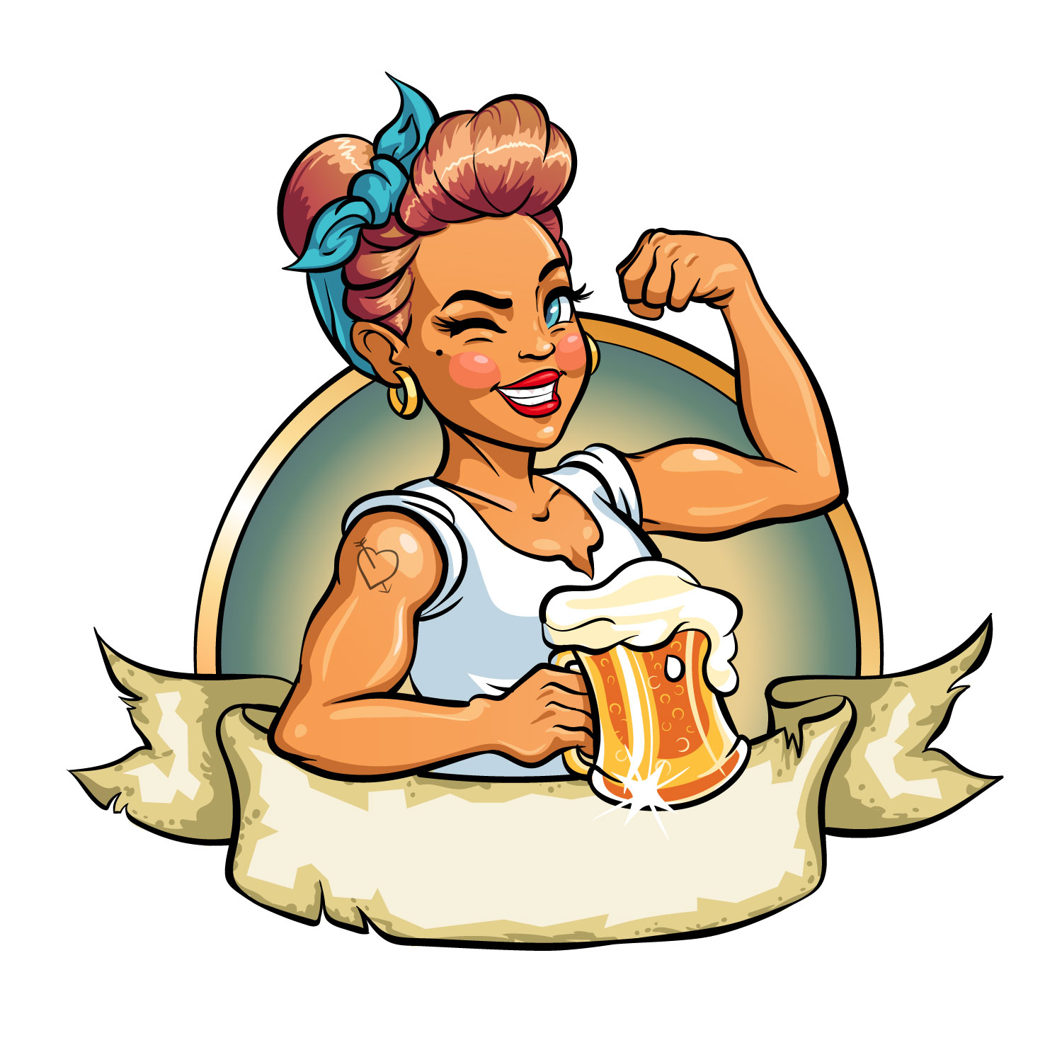 Character Design by B'signs for Chesterton Brewery | Design #24359090