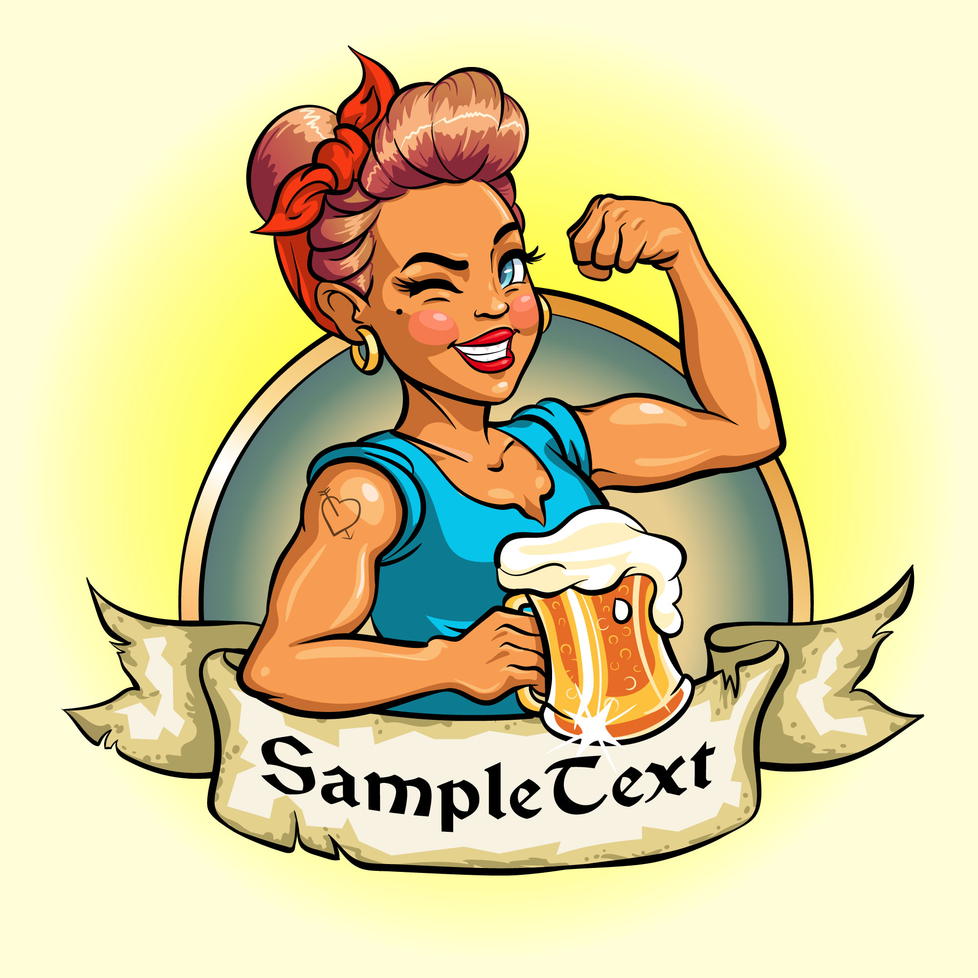 Character Design by B'signs for Chesterton Brewery | Design #24362142