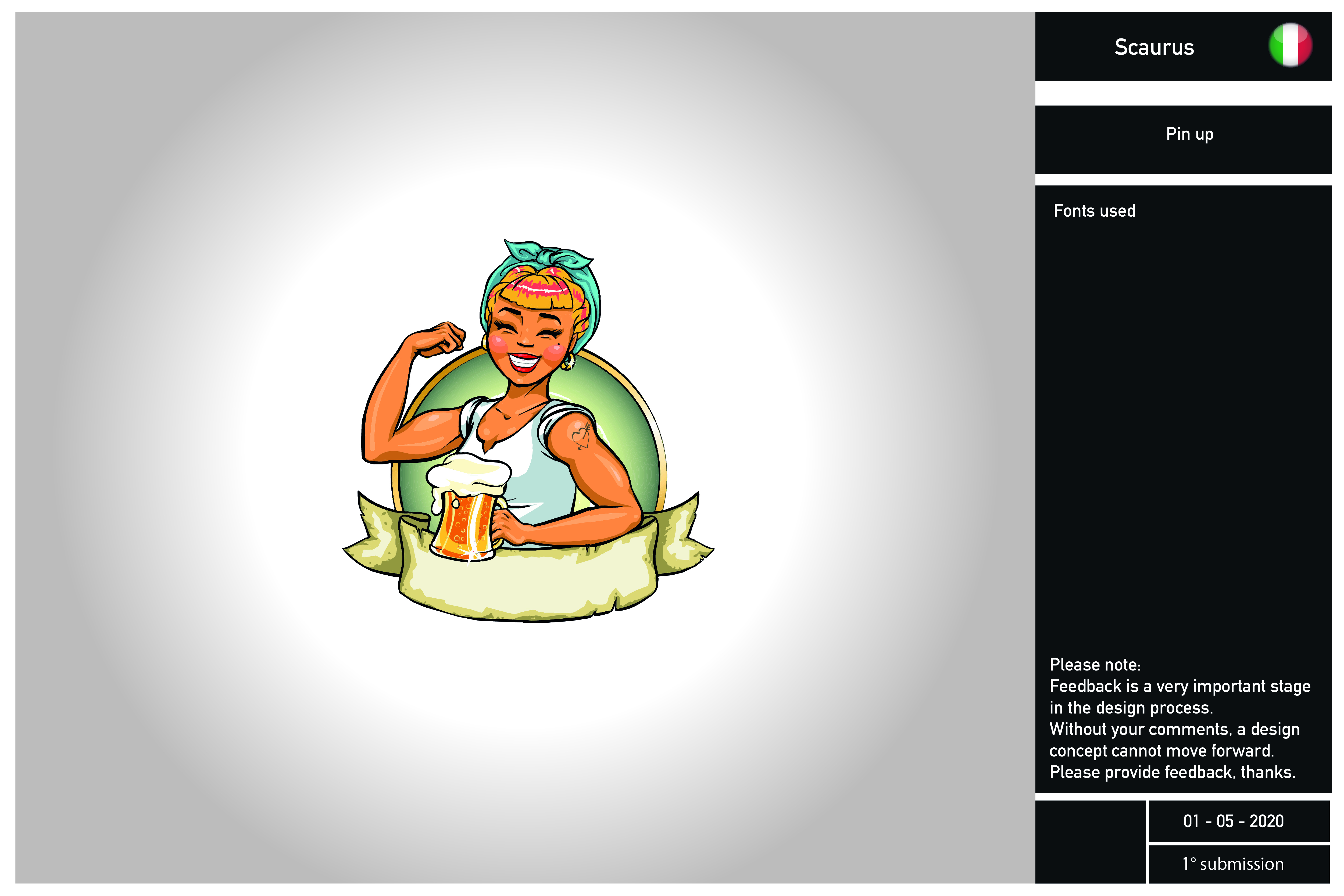 Figur-Design von InkThink by Scaurus für Chesterton Brewery | Design #24337219