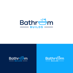 Bathroom Builds | Logo Design by Gisella Guzmán