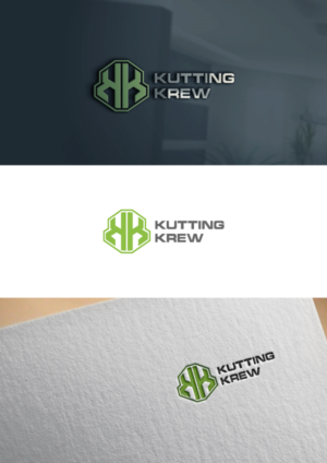 Kutting Krew, Krew, KK are all options | Diseño de Logo por DesIcon