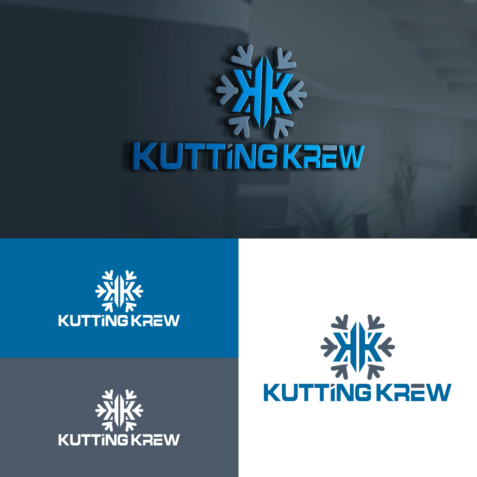 Logo Design by Alya Fikria Rabbani for Kutting Krew | Design #24332466