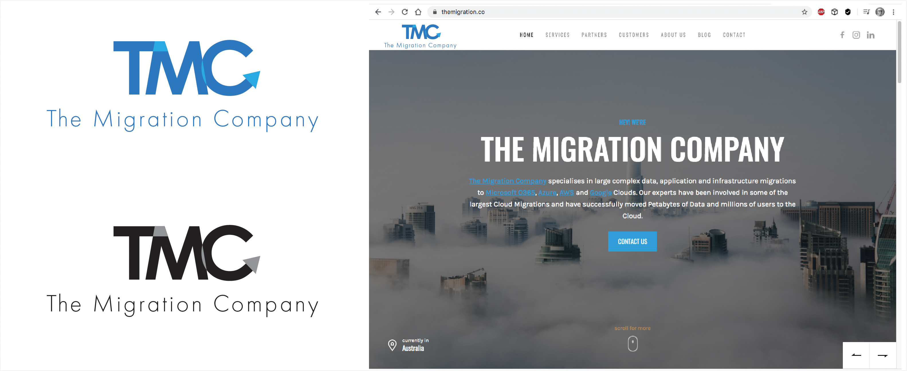 Logo-Design von Jason Vantran für The Migration Company PTY LTD | Design #24334604