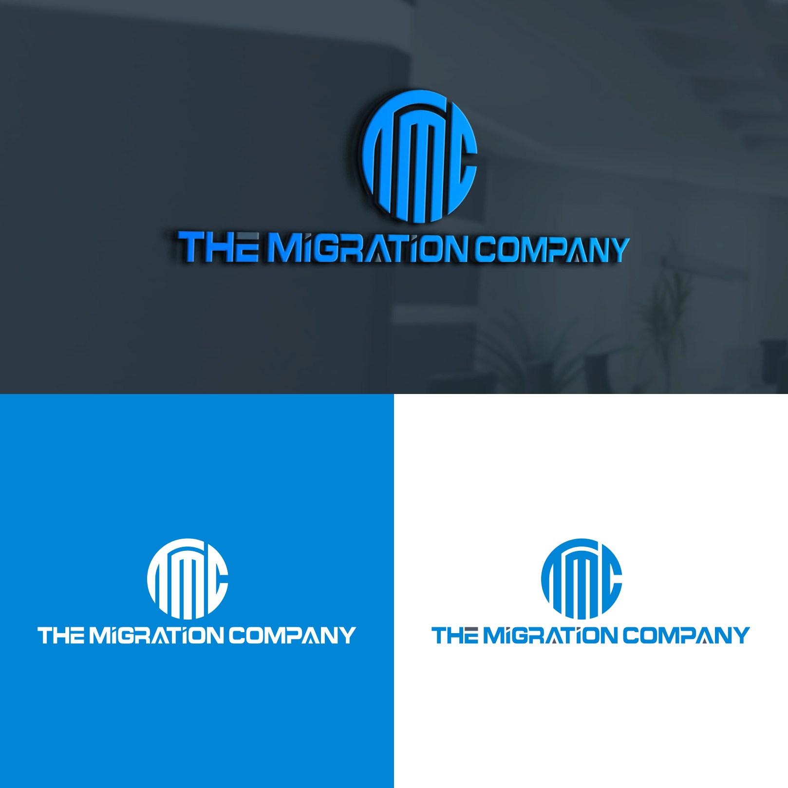Logo Design by Alya Fikria Rabbani for The Migration Company PTY LTD | Design #24332197