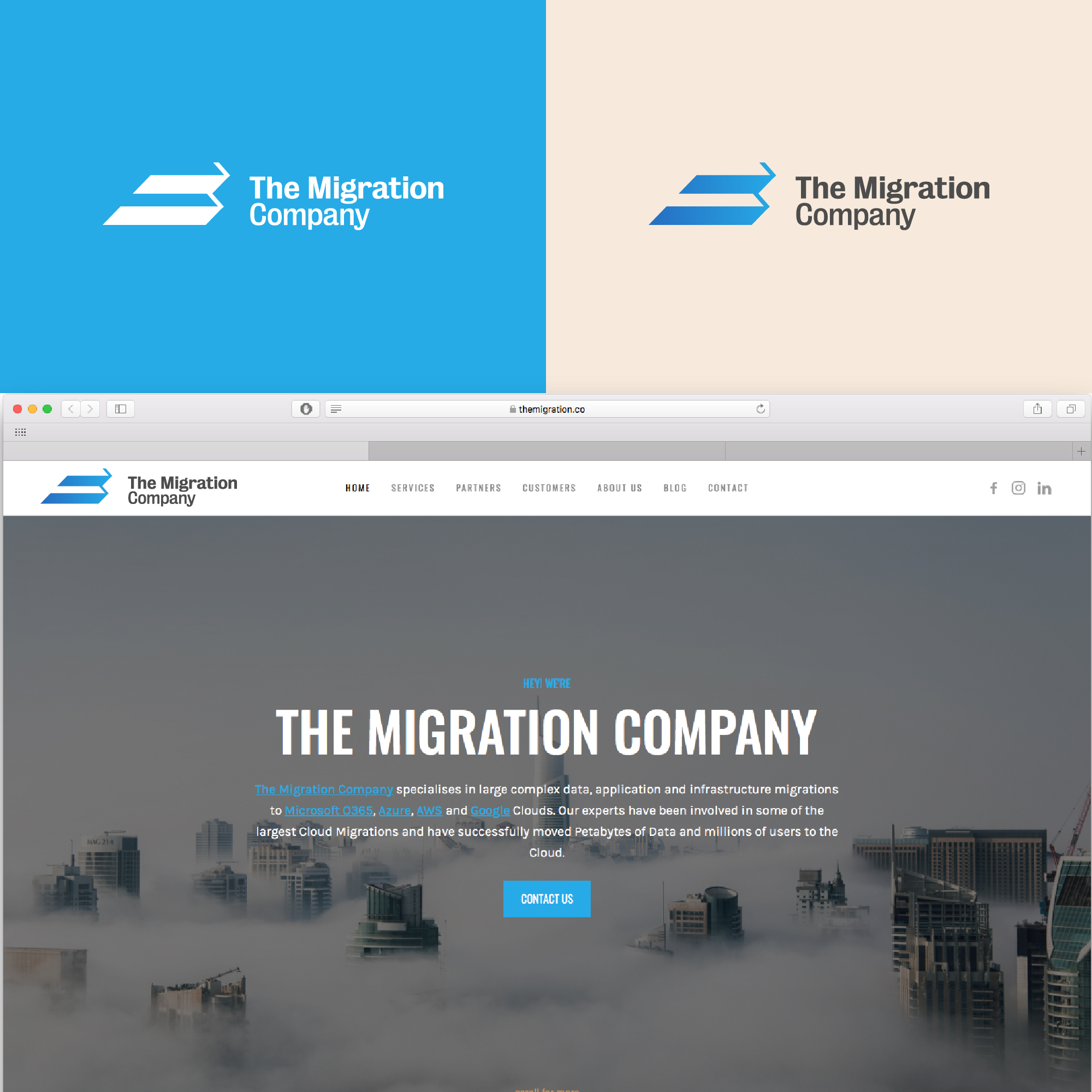 Logo Design by Duarte for The Migration Company PTY LTD | Design #24346591