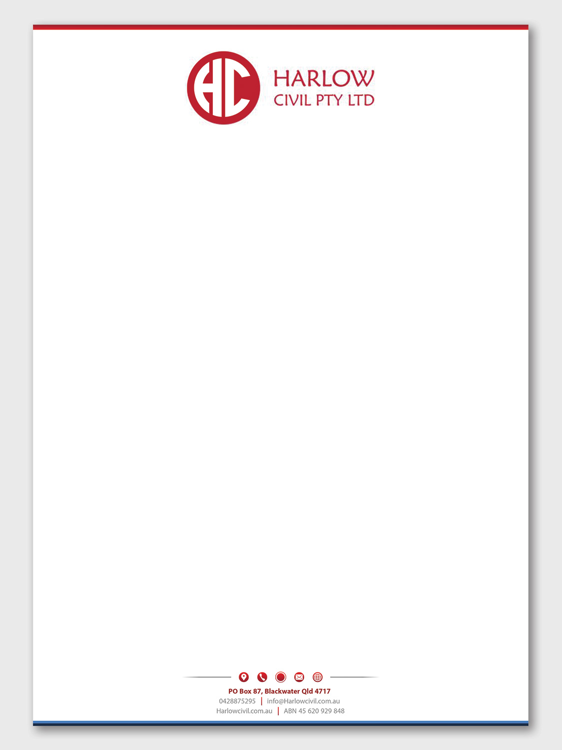 Diseño de Membrete por Petter Goms para Harow Civil | Diseño #24333000