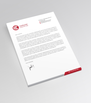 Letterhead Design by R.design for Harow Civil | Design: #24331608
