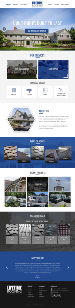 Web Design by pb for this project | Design #24349120