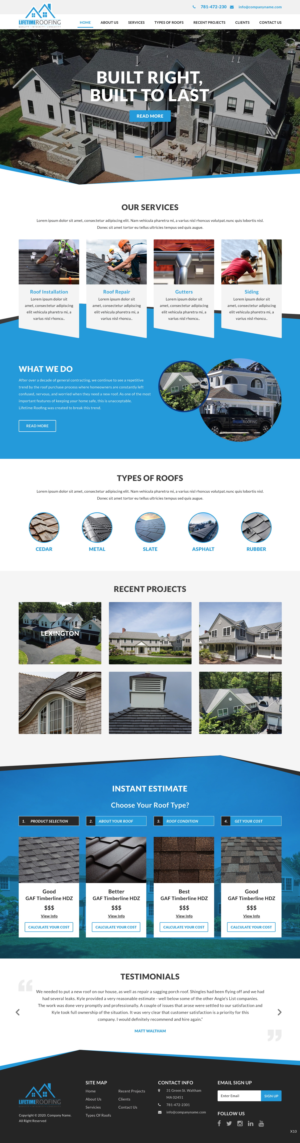 Web Design by pb for this project | Design: #24350269