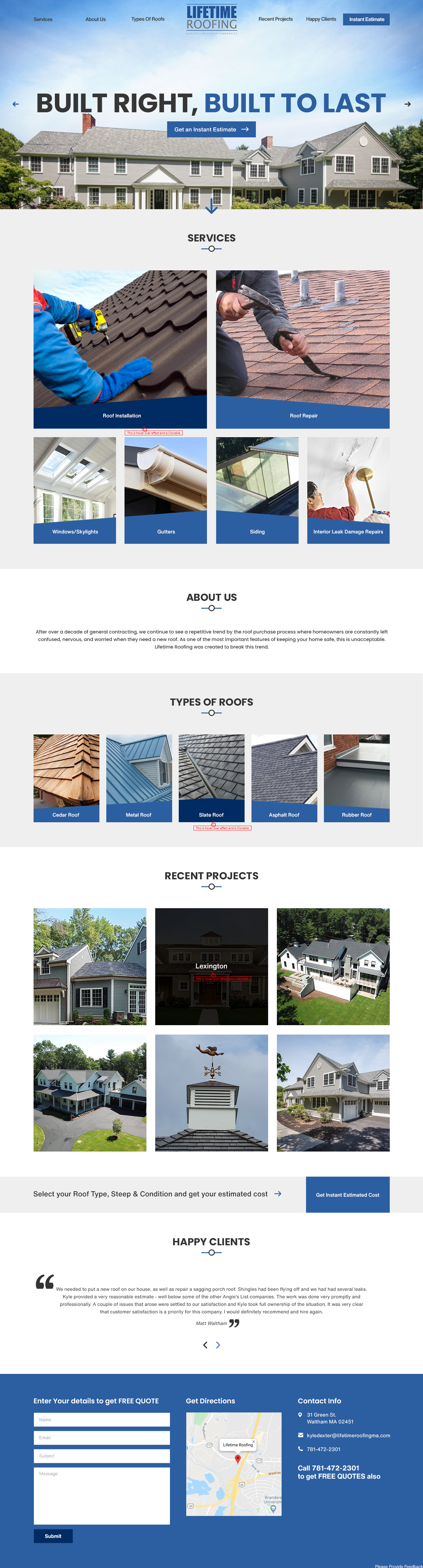 Web Design by Amrinder Designer for this project | Design #24382139