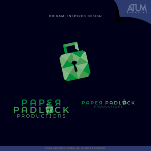 Paper Padlock Productions | Logo Design by Atum Kreative™