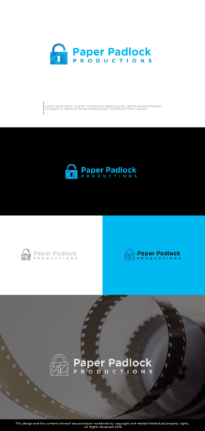 Paper Padlock Productions | Logo Design by Kim Ji