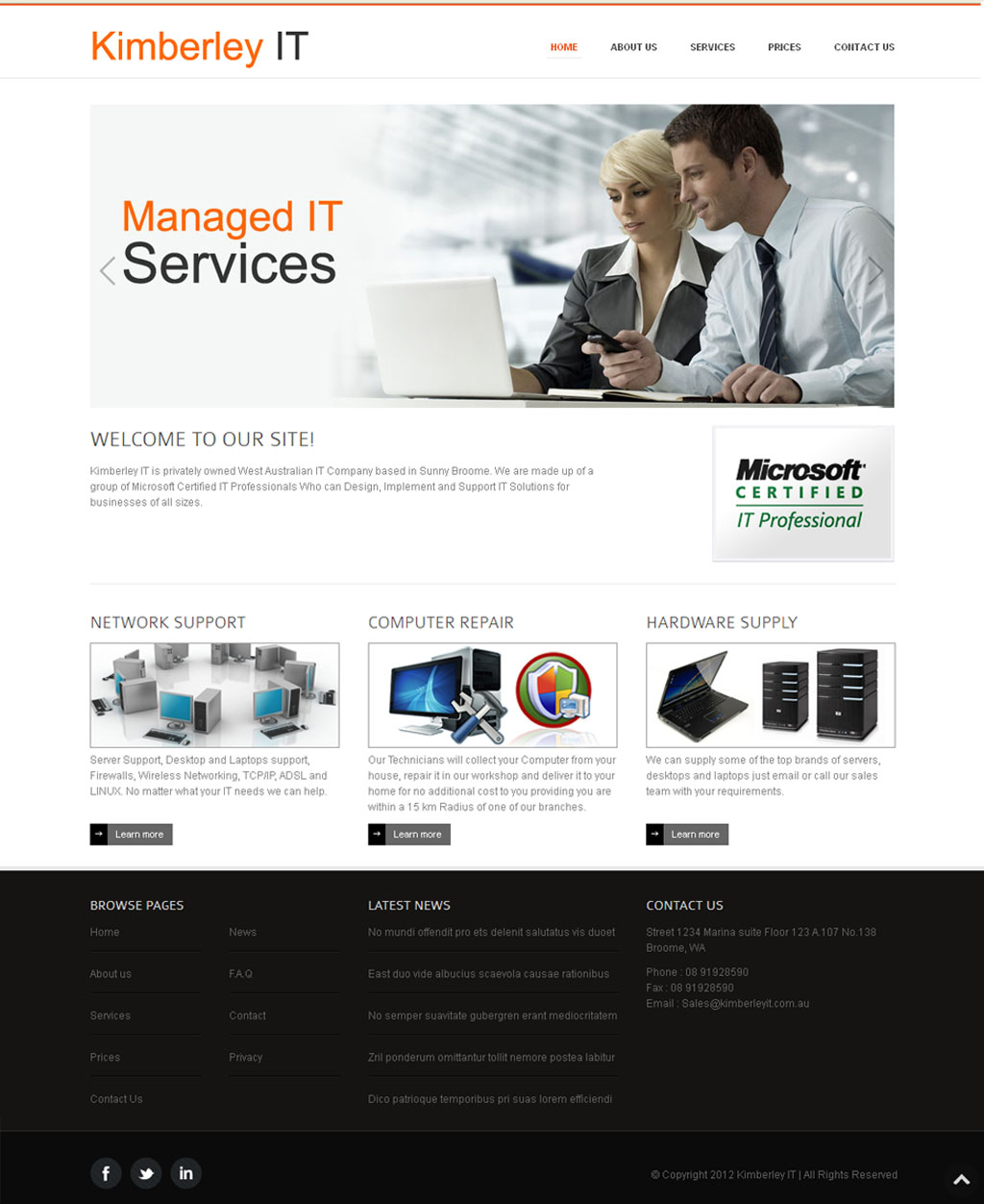 Web Design by Creative Studio for this project | Design #728353
