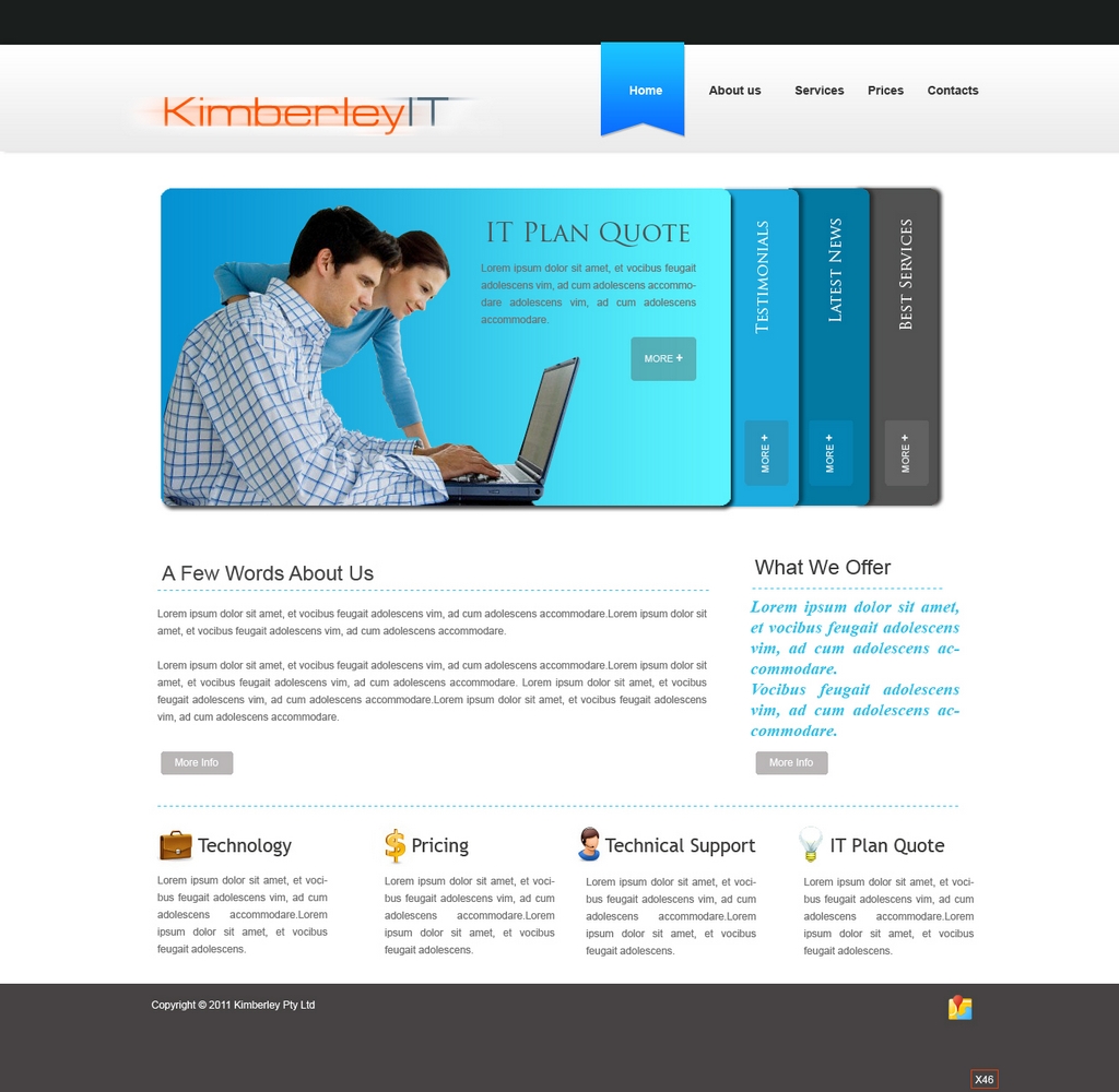 Web Design par pb pour ce projet | Design #732963