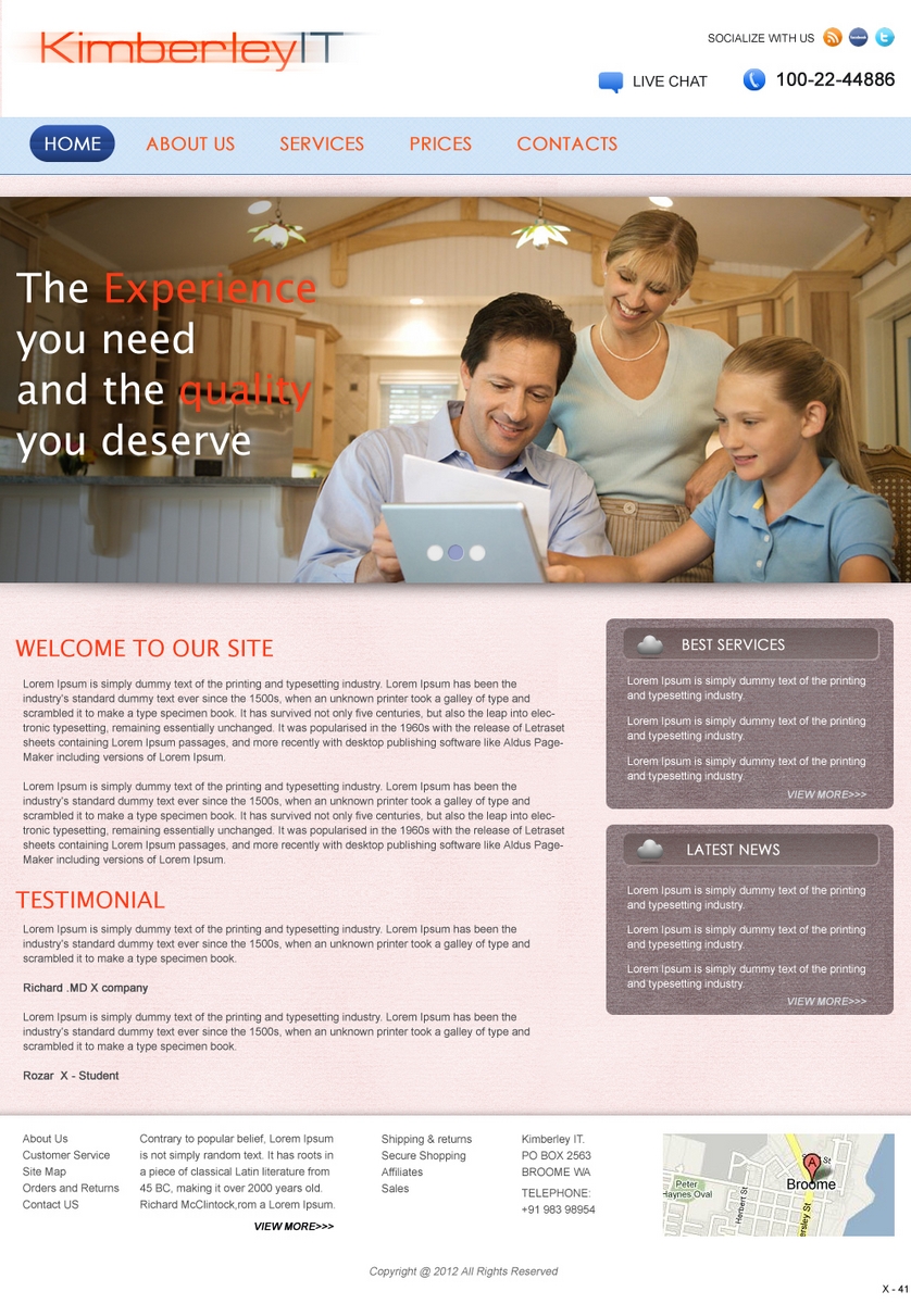 Web Design par pb pour ce projet | Design #732966