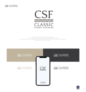 Diseño de Logo por DiMartero para Classic Stone Finishes | Diseño: #24408038