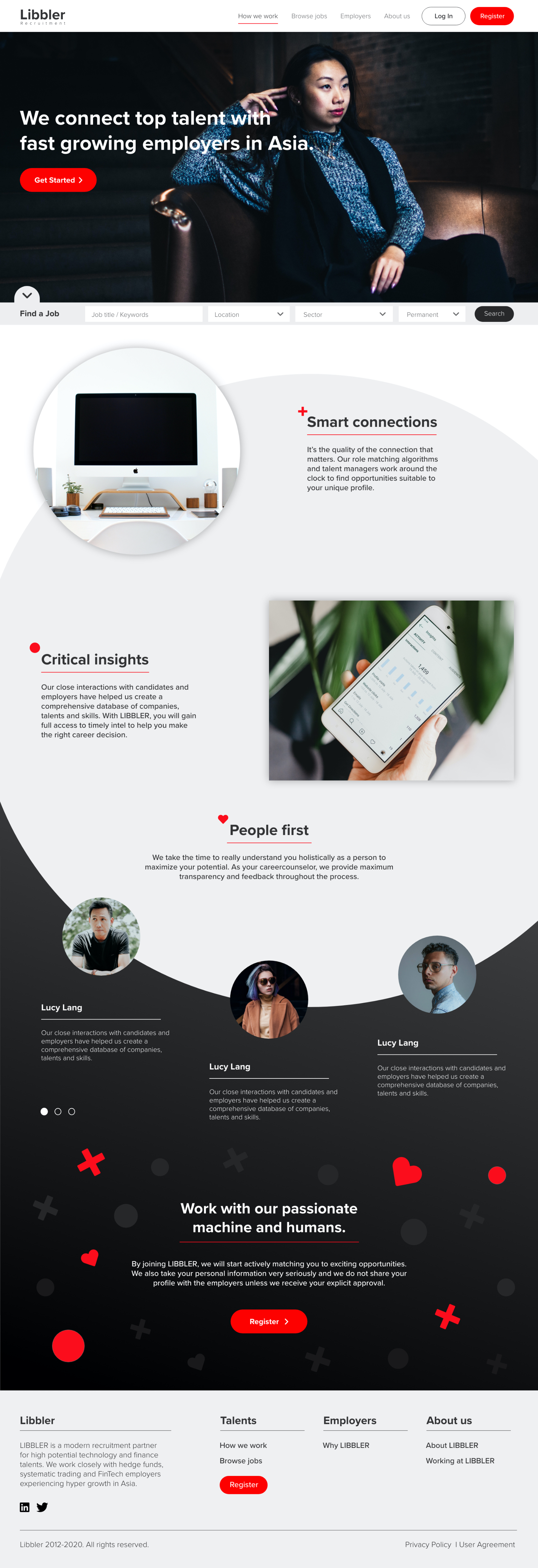 Diseño Web por Matt Hardie para LIBBLER | Diseño #24399134