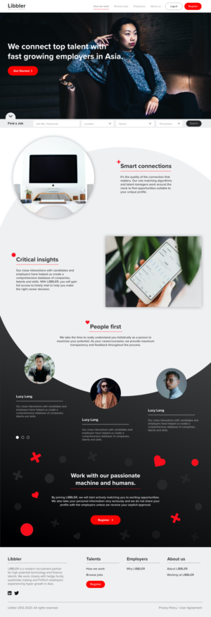 Web Design by Matt Hardie for LIBBLER | Design: #24399134