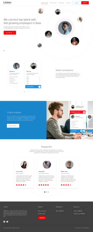 Web Design by Matt Hardie for LIBBLER | Design: #24406092