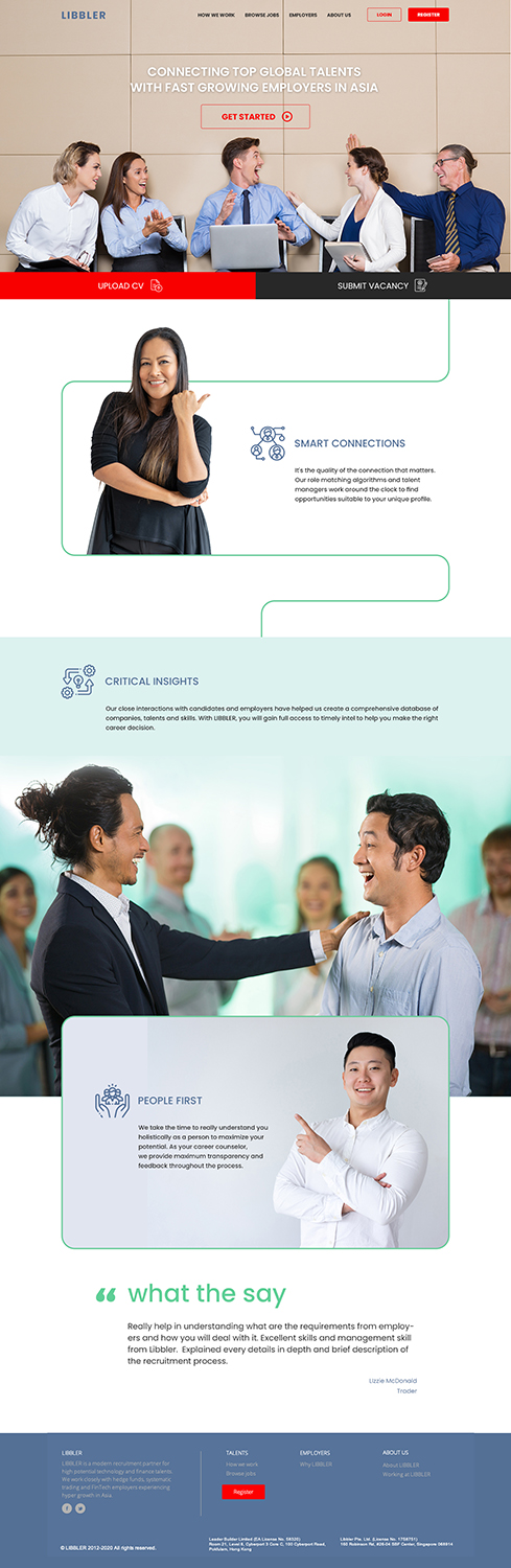 Web Design by Lauren for LIBBLER | Design #24363748