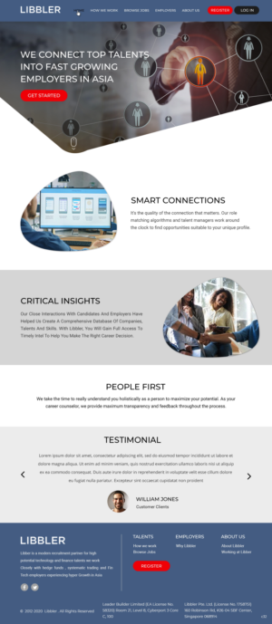 Web Design by pb for LIBBLER | Design: #24349100