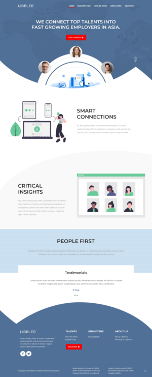 Web Design by pb for LIBBLER | Design: #24349102