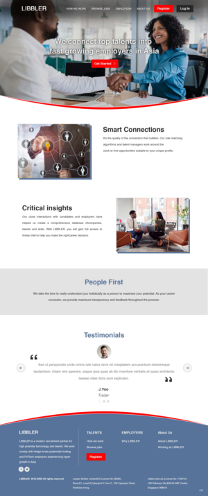 Web Design by pb for LIBBLER | Design: #24349103