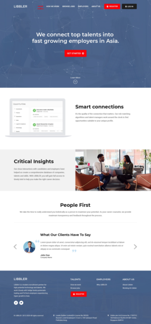 Web Design by pb for LIBBLER | Design: #24349104