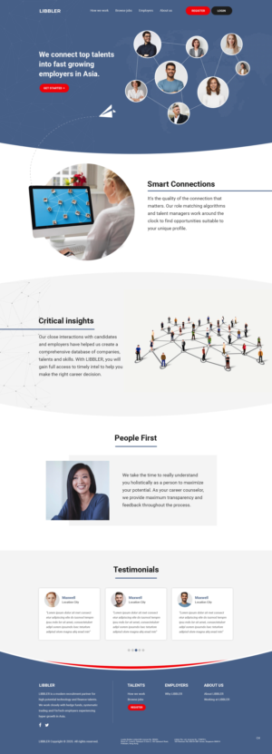 Web Design by pb for LIBBLER | Design: #24349105