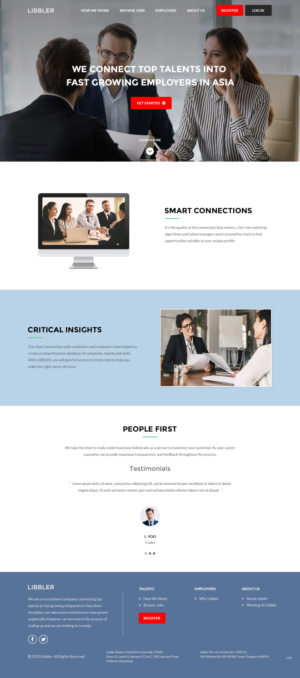 Web Design by pb for LIBBLER | Design: #24349108