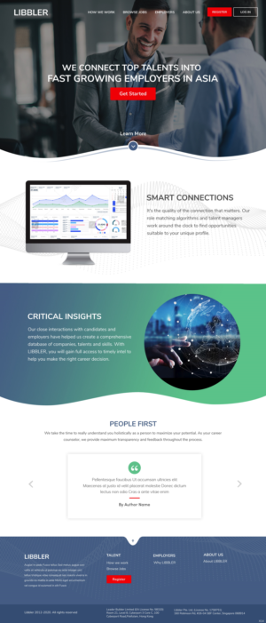 Web Design by pb for LIBBLER | Design #24349112