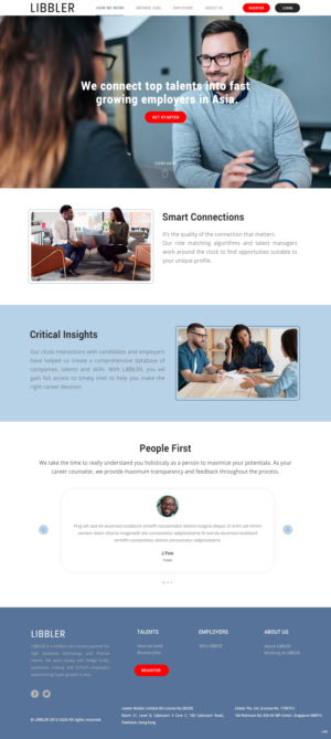 Web Design by pb for LIBBLER | Design: #24349113