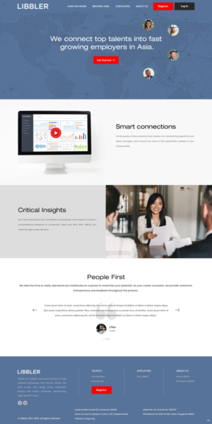 Web Design by pb for LIBBLER | Design: #24350267