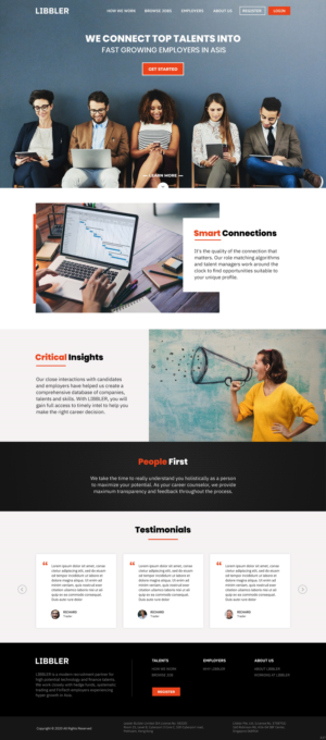 Web Design by pb for LIBBLER | Design: #24350268