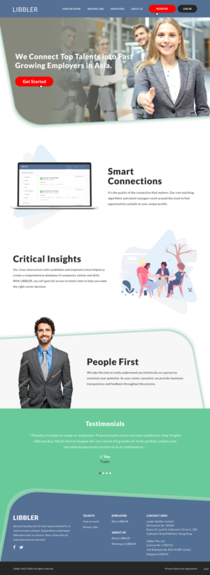 Web Design by pb for LIBBLER | Design: #24365159