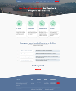 Web Design by Prabu Antasena for LIBBLER | Design: #24364947