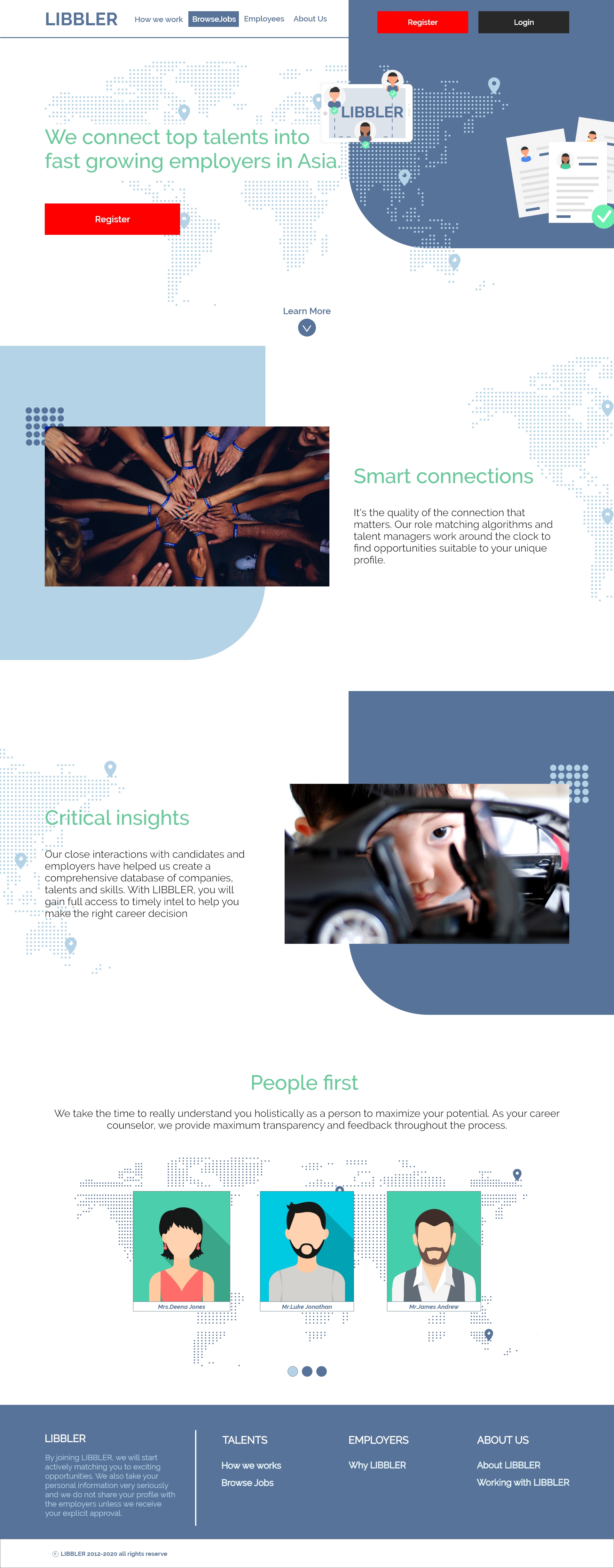 Web Design by Zodiac007 for LIBBLER | Design #24350091