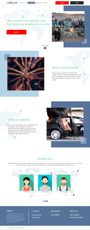 Web Design by Zodiac007 for LIBBLER | Design: #24351671