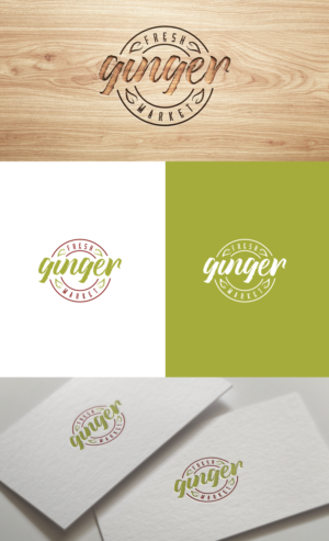 Ginger Fresh Market | Logo Design by GLDesigns