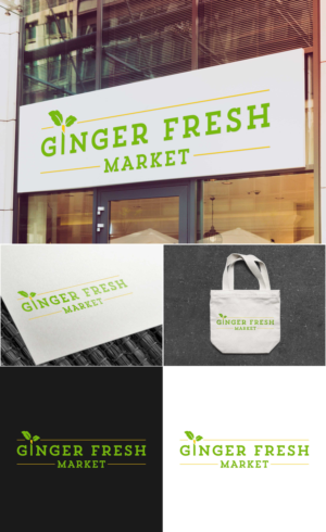 Ginger Fresh Market | Logo Design by Nicolene Barnard