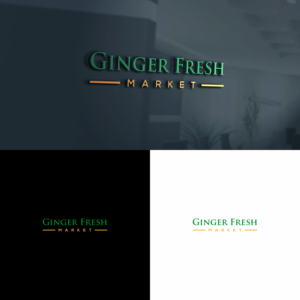 Ginger Fresh Market | Logo Design by ZiangArt_Studio