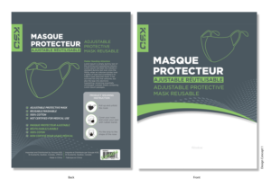 Packaging for mask protector washable | Diseño de Empaque por D Creative