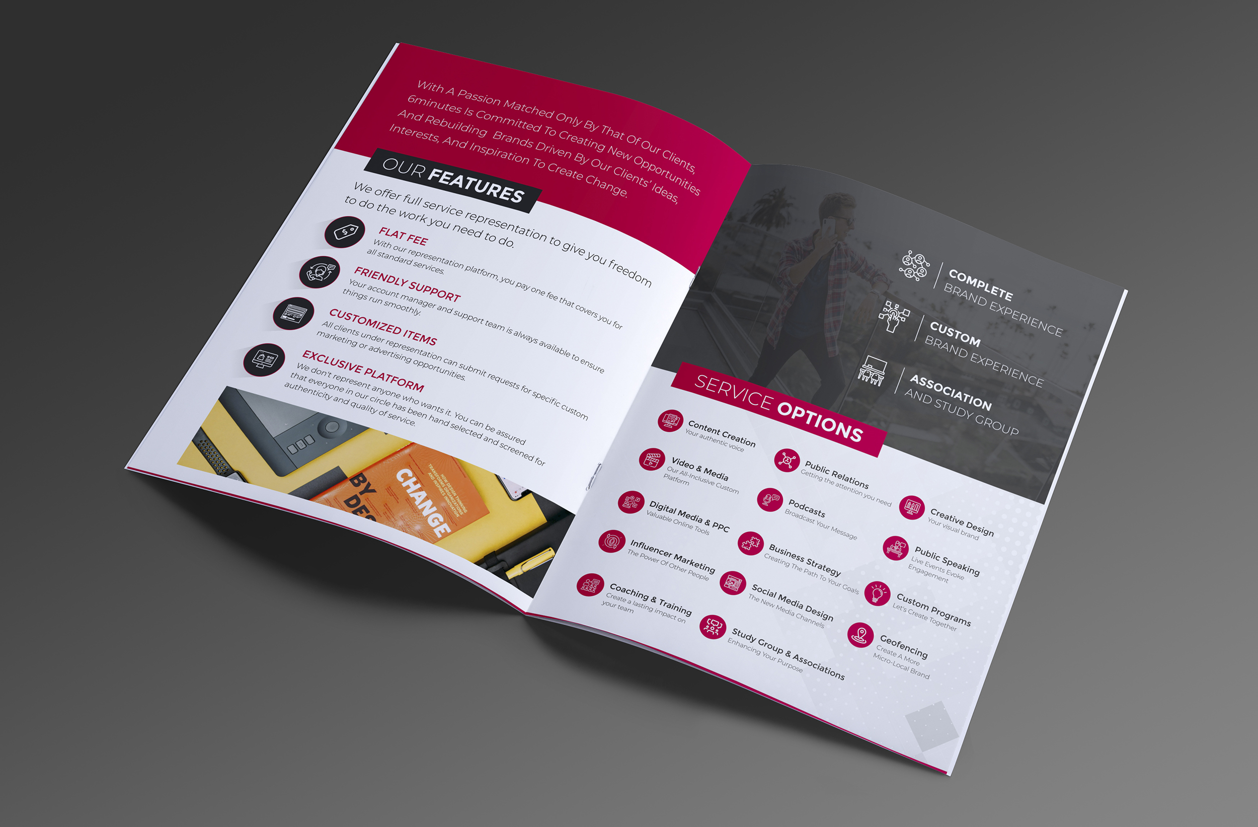 Design de Brochure par OwnDesign pour 6Minutes, Inc | Design #24348055