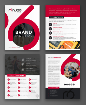 Brochure for services and brand overview of new agency | Brochure Design by OwnDesign