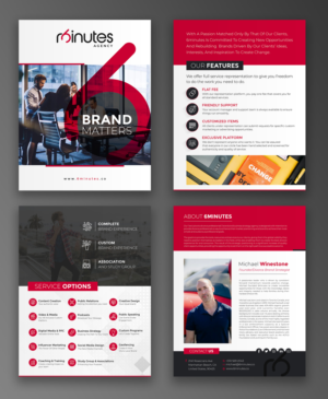Design de Brochure par OwnDesign pour 6Minutes, Inc | Design : #24348057